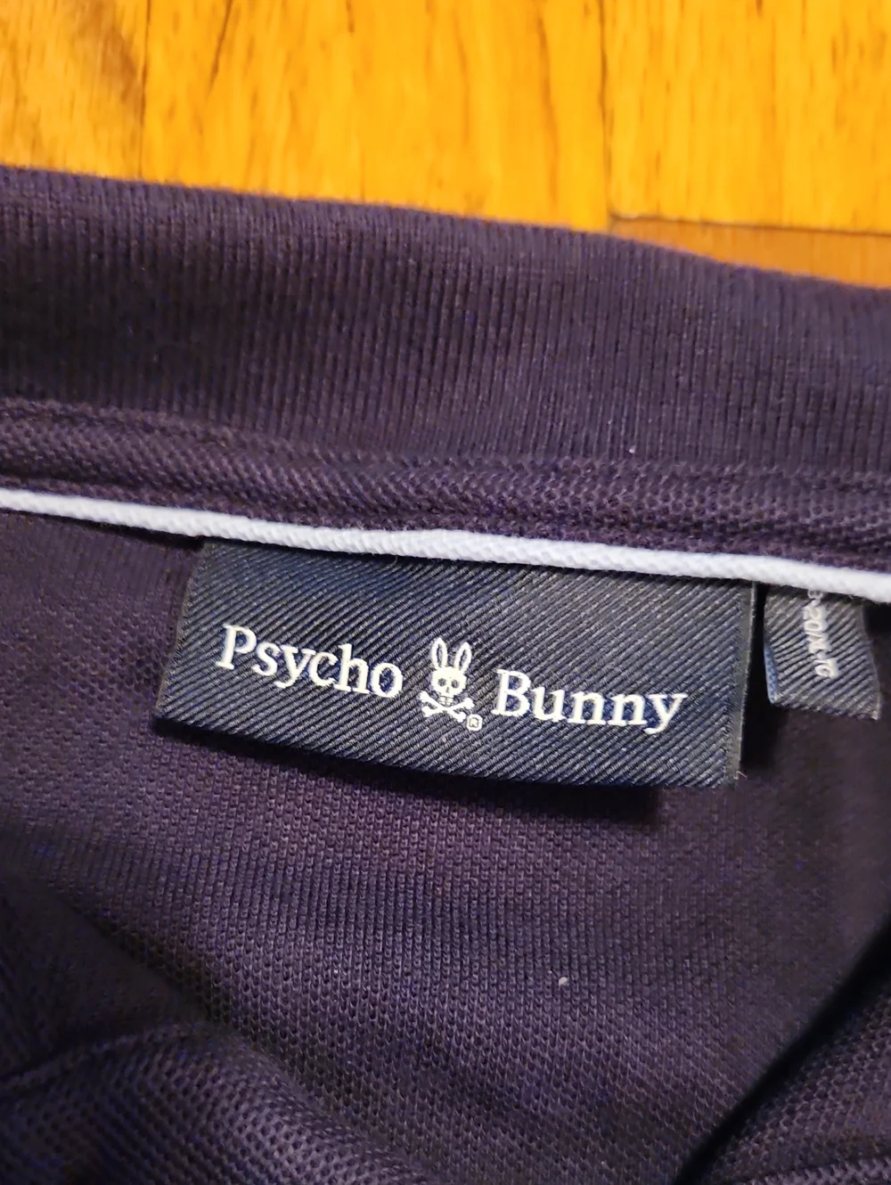 EUC Big Boys Psycho Bunny Navy Polo w/ White Trim (XL Fits Like A LARGE)